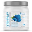 Metabolisk ernæring - TRIPEP - Tri- Peptid Branch Chain Aminosyre, BCAA pulver, Pre Intrapost Workout Supplement, Blå Hindbær, 400 Bedste (40 Servere)