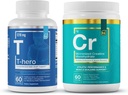 Væsentlige elementer T- Hero + Mikroniseret Creatin monohydrat Note 124; Mand sundhed supplement - Muskelstøtte & T- sundhed