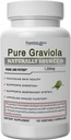 Superior Labs Graviola 1200mg, Pure Natural Non- GMO Herbal Antioxidant, Immun & Respiratorisk Support, fremmer sund hud, Cell Growth & Balanced Mood, High- Potency Extract, 120 Veg kapsler