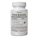 Superior Labs Graviola 1200mg, Pure Natural Non-GMO Herbal Antioxidant, Immune & Respiratory Support, Promotes Healthy Skin, Cell Growth & Balanced Mood, High-Potency Extract, 120 Veg Capsules