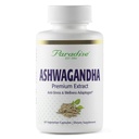 Paradise Herbs Organic Ashwagandha, Ayurvedic Adaptogen, Vegan, Non GMO, Gluten Free, 60 Vegetarian Capsules