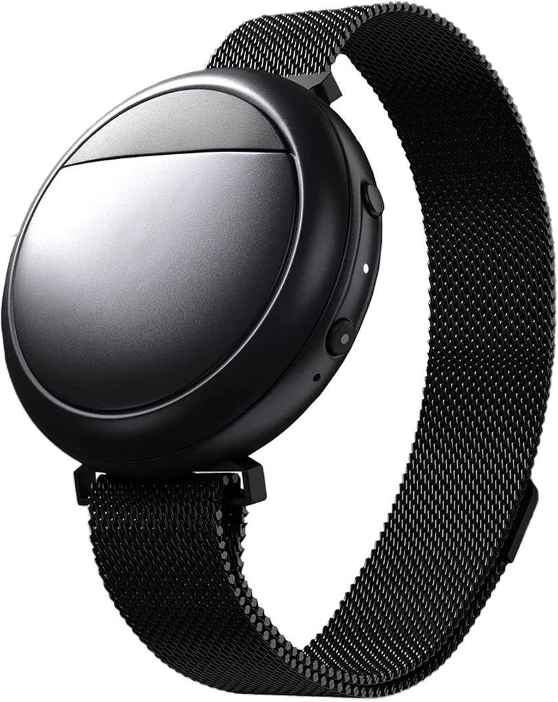 Empir Wave Cooling Armbånd - Varm armbånd - Personaliseret termisk relief - Administrer Hot Flashes, Nat Sweats, Sove, Spænding - Klinisk Proven - Genopladelig - Sort