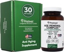 Alder Fornyelse Complex & Anti- Aging Supplement - Cellular Fornyelse Autophagy Aid Senolytisk - Fiskein, Quercetin, Curcumin, Zink - 90 Kapsler 30 dages forsyning - hjerte, hud, & Samlet wellness support