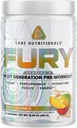 Core Nutritionals Fury V2: Præ- workout pulver til at maksimere ydeevne i The Gym W / Zum- XR ® Koffein, L- CItrulin, og Alpha GPC (40 Scoops) (Tropic Thunder)