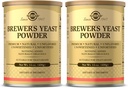 Solgar Brewer 's Gær Powder - 14 oz, pakke af 2 - Natural, Unflavored & Usødet - Velegnet til vegetarer - 26 Servering