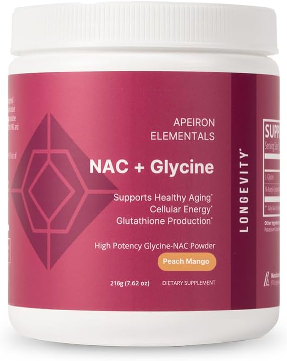NAC + Glycine Powder - 2500mg - Glutathione Production, Immune Support, & Cellular Energy