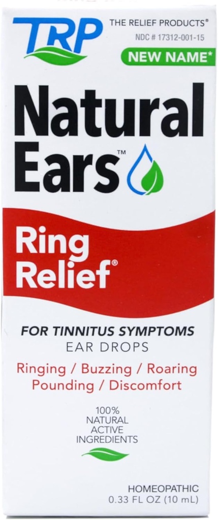 Ring Relief Ear Drops Størrelse .33z Ring Relief Ear Drops .33z