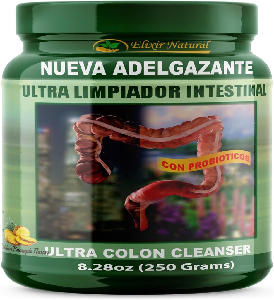 Ultra Limpiador Intestinal Ultra Colon Cleanser og Detox med Ananas Fiber 300g af Ultra Limpiador Intestinal