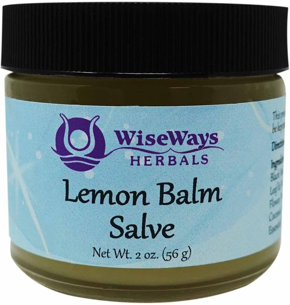 WiseWays Herbals: Salve til naturlig hudpleje, Lemon Balm Salve 2 oz
