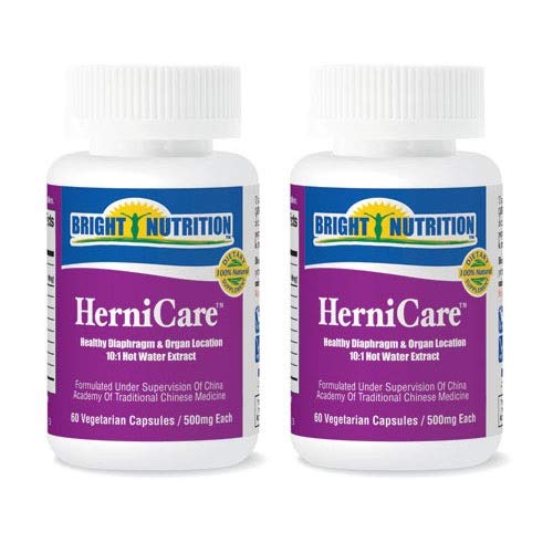 HerniCare 120 Vegetariske kapsler (2- 60 Count Flasker)