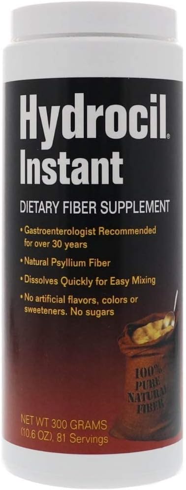 Instant Dietary Fiber Supplement 10.6 oz (pakke med 5)