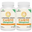 Besibest 1000mg Liposomal CoQ10 Ubiquinol, 120 Vegan Softels, High Absorption Ubiquinol CoQ10 Supplement, Active Antioxidant Form of Coenzym Q10 for Heart Function & Energy Production