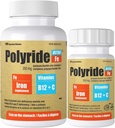 Ultra Polysaccharid Iron Supplement Complex 350 Mg - Energistøtte med jern - Treat Iron Dificiency Anæmi - 125 mg C-vitamin og 1000 mcg vitamin B12- 100 kapsler