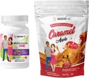 BariatricPal 30- Day Bariatric Vitamin Bundle (Multivitamin ON1 per dag! med 45mg jern tyggetabletter - blandet berry og calciumcitrat bløde tygger 500mg med probiotika - Caramel Apple)