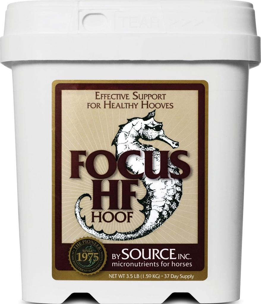Kilde 573935 Focus Hf Hoof mikronæringsstof til heste, 3,5 LB