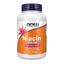 Now Foods Supplements, Niacin (B3- vitamin) 500 mg, Sustained Release, Nutritional Health, 250 tabletter