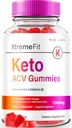 rize laboratorier - Xtremefit Keto ACV Gummies for Advanced Weight Loss, Advanced Formel, Apple Cider Vincities Supplement (60 Gummies)