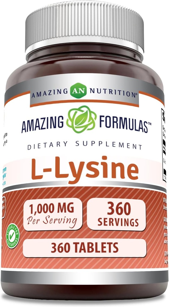 Amazing Formulas L- Lysin 1000 Mg