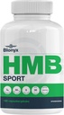 HMB Sport Kapsler - 3g Daglig høj renhed HMB, Forbedrer ydeevne og inddrivelse, Reducerer muskelømhed, 30- Day Supply