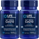 Life Extension Super Ubiquinol CoQ10 med forbedret Mitokondriel Support 100 mg, 60 softels (pakke med 2)