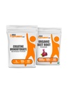 BulkSupplements Creatin + Organic Beet Root Powder 500g Bundle