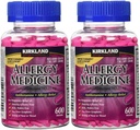 Kirkland Signature Allergi Medicin Diphenhydramin HCI 25 mg - 600 Minitabs - 2 Pack