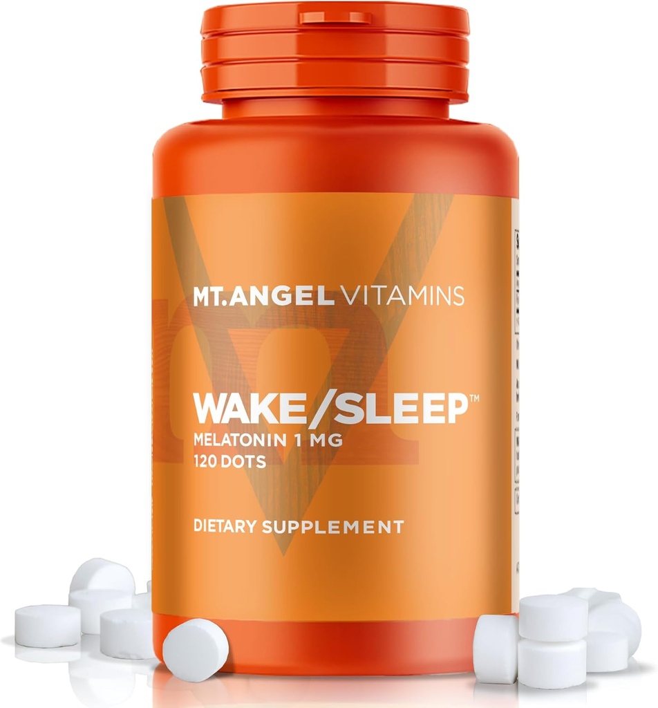 Mt. Angel Vitamin - Wake / Sleep Dots, Melatonin 1 MG (120 Dots)