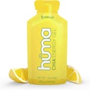Huma Chia Energy Gel, Lemonade, 12 Gels, 25mg koffein - Premier Sports Nutrition for Endurance Øvelse