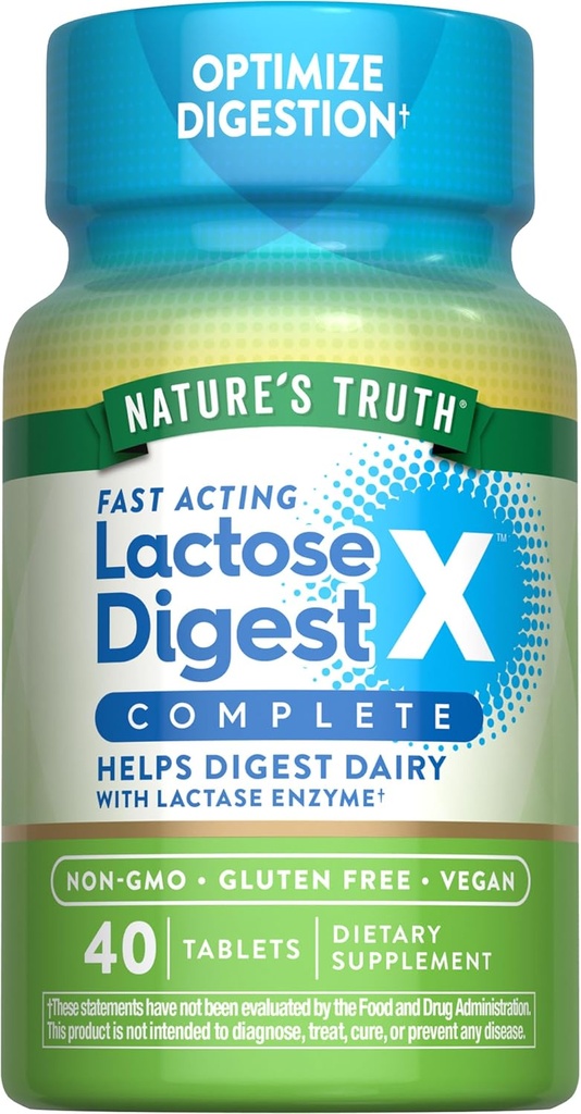 Nature 's Truth Lactose Digest Pills Fast Functing