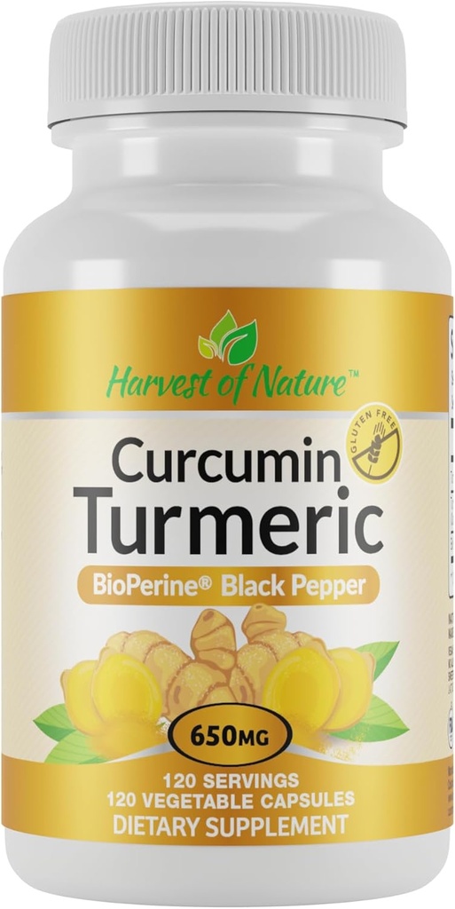 Høst af natur- Curcumin gurkemeje, 120 Greve