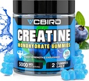 Creatin monohydrat 5g Per Servering, Ingen sukker kreatin kosttilskud støtte til styrke, ydeevne, energi, inddrivelse, Gluten- Gratis Creatin for kvinder og mænd (60 gummies)