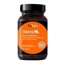Invite Health Veins Hx ® - Understøtter Veins og Circulatory Health - Indeholder C-vitamin, Citrus Bioflavonoider, Horse Chestnut Seed, Gotu Kola, Bilberry Fruit - 60 tabletter