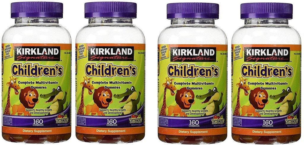 Kirkland Signature Children 's Complete Multivitamin, 320 Gummies (2 Pack)