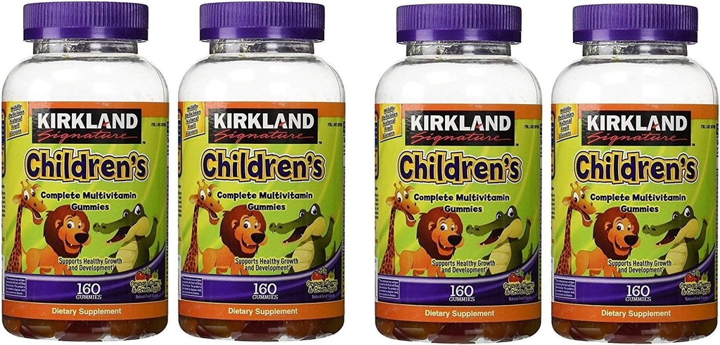 Kirkland Signature Children 's Complete Multivitamin, 320 Gummies (2 Pack)