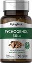 Piping Rock Pycnogenol Supplement: 124; 50 mg • 124; 60 kapsler • 124; French Maritime Pine Bark Extract: 124; Pinus Pinaster til mænd og kvinder • 124; Non- GMO, Gluten Free