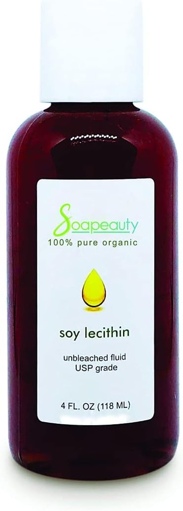Sæbeauty Lecithin Soy Ubleget Væske Flydende Hud Hårnegle Sundhed 4 OZ til 7 LBS (Størrelse: 8 OZ)