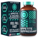 Appetite suppressant for vægttab, Hunger suppressant - Diet piller, der arbejder hurtigt for kvinder og mænd - Garcinia Cambogia, Glucomannan, White Nyre Bean Carb Blocker og Fat Burner - 60 Veggie Caps