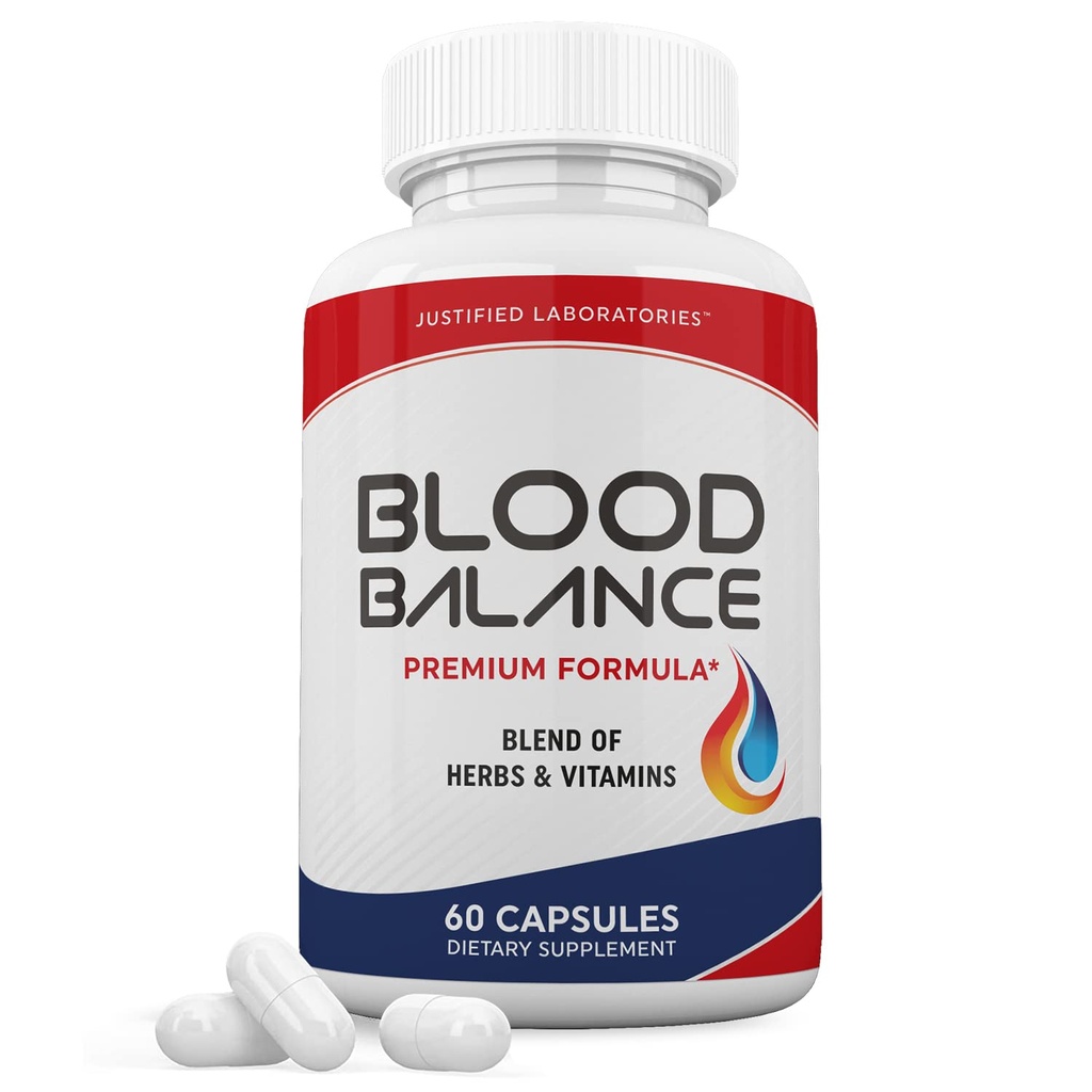 Blodbalance Avanceret formel 620MG formel supplement piller 60 kapsler