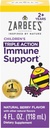Zarbee 's Elderberry Syrup til børn, Daglig immunforsvar med C-vitamin & zink, Childrens flydende supplement, Natural Berry Flavor, 4 fl oz