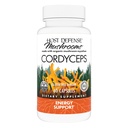 Værtsforsvar Cordyceps Kapsler - Immun & Energy Support - Nyre Health Supplement med Cordyceps - Fitness Support til Hjælp Oxygen Optagelse - 60 Kapsler (30 Servere) *