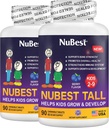 NuBest Tall Kids - Toddlers Vitaminer og Kids Vitaminer til alderen 2 til 9 - Support Bone Strength, Samlet Sundhed og Immunitet - Animal Shapes - 180 Chewable Berry Tablets