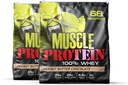 COLOSSAL LABS Muscle Whey Protein Flavored Protein Powder, 25. 000 mg Aminosyrer / servering, kold filtret (Packaging May Vary) (10 Pound (pakke med 2), Peanut Butter)
