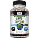 Kaya Naturals Lever renser Detox & Reparation - Mælk tidsel supplement - Lever Detox for kvinder og mænd - Artiskoke ekstrakt og Mælkebøtte rodkapsler - 30 Greve