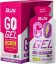 BARE YDEEVNE NETRITION, BPN Go Gel Endurance, 24g Kulhydrater & 100 kalorier per pakke, Vegan + Gluten Free Running Gel, 10 Single-Serving Packs, Kaffeblandet blandet berry