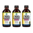 Amazing Herbs Premium Black Seed Oil - Gluten Free, Ikke GMO, Cold Pressed Nigella Sativa Aids in fordøjelsessygdomme, immunstøtte, Brain Function - 4 Fl Oz (Pack of 3)