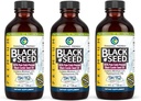 Amazing Herbs Premium Black Seed Oil - Gluten Free, Ikke GMO, Cold Pressed Nigella Sativa Aids in fordøjelsessygdomme, immunstøtte, Brain Function - 4 Fl Oz (Pack of 3)