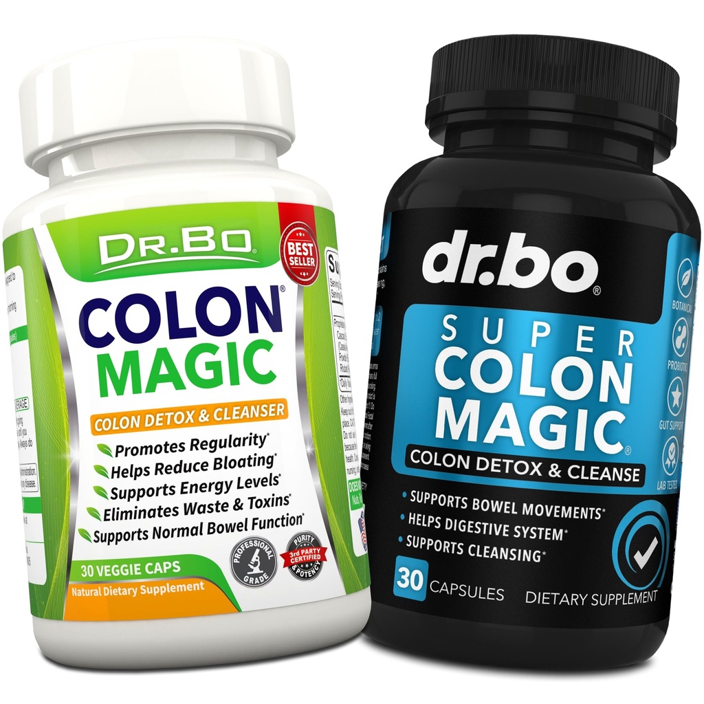 Colon Cleanser Detox supplement kapsler - 15 dage Colon Cleanse piller & Probiotiske Daglige Herbal Cleansering - Natural tarmbevægelse Kosttilskud til Intestinal Mave Bloating fordøjelsesbesvær Gut Support