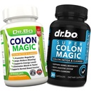 Colon Cleanser Detox supplement kapsler - 15 dage Colon Cleanse piller & Probiotiske Daglige Herbal Cleansering - Natural tarmbevægelse Kosttilskud til Intestinal Mave Bloating fordøjelsesbesvær Gut Support