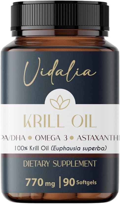 Vidalia giver en potent kilde af Omega-3 afledt af antarktisk krill olie, højt indhold af PHOSPHOLIPIDS, cholin og ASTAXANTHIN, der tilbyder Superior biotilgængelighed. Free Heavy Metals.