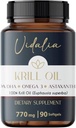 Vidalia giver en potent kilde af Omega-3 afledt af antarktisk krill olie, højt indhold af PHOSPHOLIPIDS, cholin og ASTAXANTHIN, der tilbyder Superior biotilgængelighed. Free Heavy Metals.